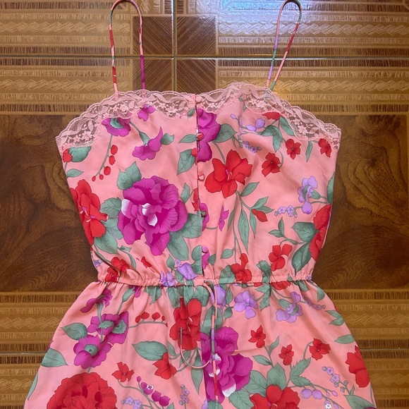 Vintage Victoria’s Secret Pajama Romper Size Medium - Picture 2 of 5